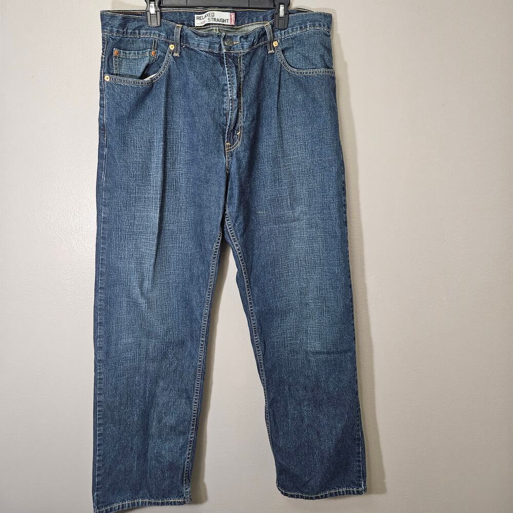 Levi's 559 Relaxed Straight Fit Jeans Dark Wash Men's Size 40x32 Stretch Denim